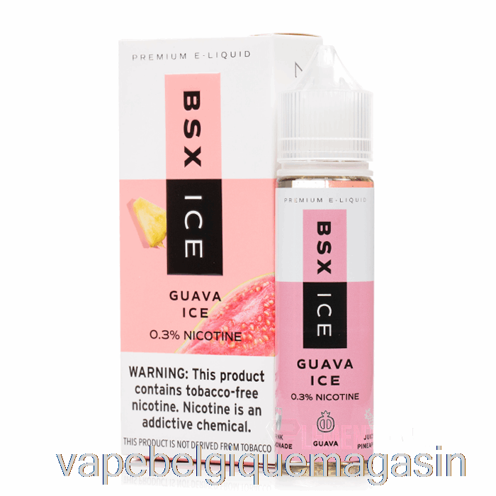 Vape Belgique Glace Goyave - Glace Bsx - 60ml 3mg